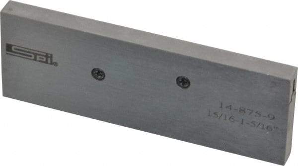 SPI - 15/16 to 1-5/16" Adjustable Parallel - 3-9/16" Long x 9/32" Thick - All Tool & Supply