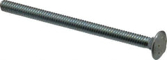 Value Collection - 1/4-20 UNC 3-1/2" Length Under Head, Standard Square Neck, Carriage Bolt - Grade 2 Steel, Zinc-Plated Finish - All Tool & Supply