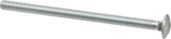 Value Collection - 1/4-20 UNC 4" Length Under Head, Standard Square Neck, Carriage Bolt - Grade 2 Steel, Zinc-Plated Finish - All Tool & Supply