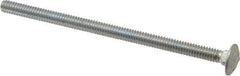 Value Collection - 1/4-20 UNC 4-1/2" Length Under Head, Standard Square Neck, Carriage Bolt - Grade 2 Steel, Zinc-Plated Finish - All Tool & Supply