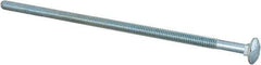 Value Collection - 1/4-20 UNC 7" Length Under Head, Standard Square Neck, Carriage Bolt - Grade 2 Steel, Zinc-Plated Finish - All Tool & Supply