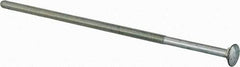 Value Collection - 1/4-20 UNC 8" Length Under Head, Standard Square Neck, Carriage Bolt - Grade 2 Steel, Zinc-Plated Finish - All Tool & Supply