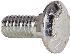 Value Collection - 5/16-18 UNC 3/4" Length Under Head, Standard Square Neck, Carriage Bolt - Grade 2 Steel, Zinc-Plated Finish - All Tool & Supply