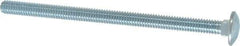 Value Collection - 5/16-18 UNC 5" Length Under Head, Standard Square Neck, Carriage Bolt - Grade 2 Steel, Zinc-Plated Finish - All Tool & Supply