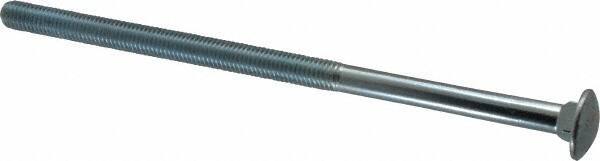 Value Collection - 1/2-13 UNC 10" Length Under Head, Standard Square Neck, Carriage Bolt - Grade 2 Steel, Zinc-Plated Finish - All Tool & Supply