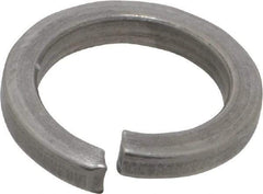 Value Collection - M12, 12.2mm ID, 2.5mm Thick High Collar Split Lock Washer - 18-8 Austenitic Grade A2 Stainless Steel, Uncoated, 12.2mm Min ID, 12.7mm Max ID, 18mm Max OD - All Tool & Supply