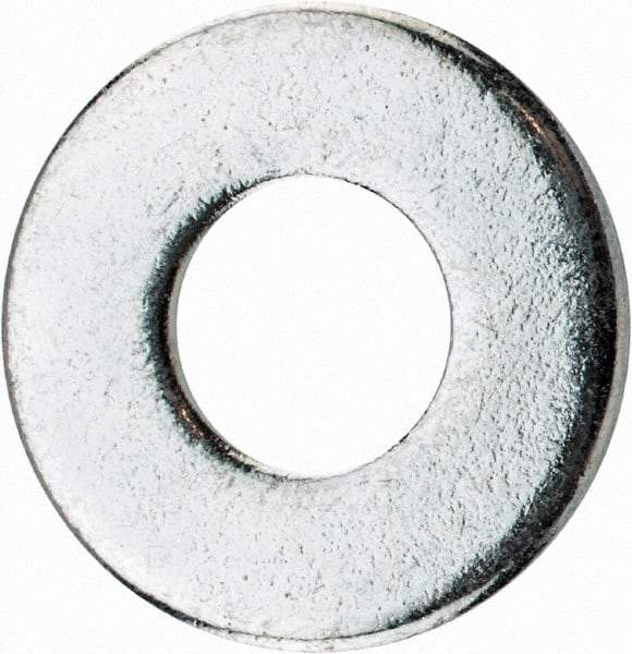 Value Collection - 1/4" Screw, Steel USS Flat Washer - 5/16" ID x 3/4" OD, 1/16" Thick, Zinc-Plated Finish - All Tool & Supply