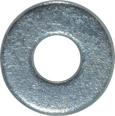 Value Collection - 7/16" Screw, Steel USS Flat Washer - 1/2" ID x 1-1/4" OD, 5/64" Thick, Zinc-Plated Finish - All Tool & Supply