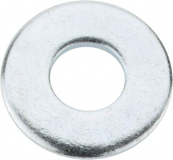 Value Collection - 5/16" Screw, Steel USS Flat Washer - 3/8" ID x 7/8" OD, 0.0781" Thick, Zinc-Plated Finish - All Tool & Supply