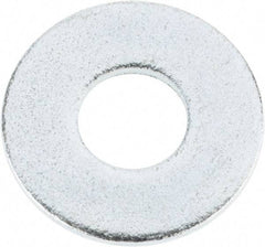 Value Collection - 1/2" Screw, Steel USS Flat Washer - 9/16" ID x 1-3/8" OD, 0.1094" Thick, Zinc-Plated Finish - All Tool & Supply