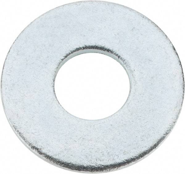 Value Collection - 3/4" Screw, Steel USS Flat Washer - 13/16" ID x 2" OD, 0.1563" Thick, Zinc-Plated Finish - All Tool & Supply