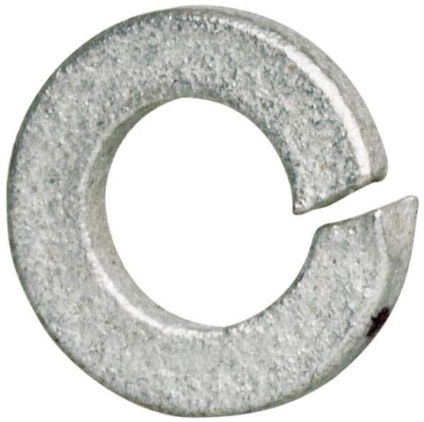 Value Collection - #3, 0.101" ID, 0.025" Thick Split Lock Washer - Steel, Zinc-Plated Finish, 0.101" Min ID, 0.107" Max ID, 0.195" Min OD, 0.209" Max OD - All Tool & Supply