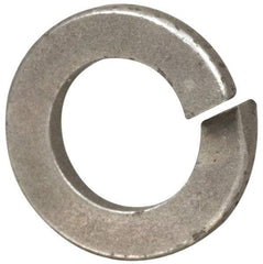 Value Collection - #6, 0.141" ID, 0.031" Thick Split Lock Washer - Steel, Zinc-Plated Finish, 0.141" Min ID, 0.148" Max ID, 0.25" Min OD, 0.266" Max OD - All Tool & Supply