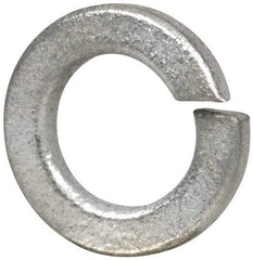 Value Collection - #12, 0.22" ID, 0.056" Thick Split Lock Washer - Steel, Zinc-Plated Finish, 0.22" Min ID, 0.227" Max ID, 0.377" Min OD, 0.391" Max OD - All Tool & Supply