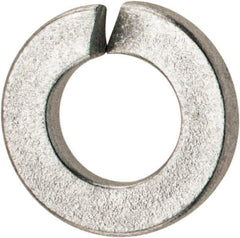 Value Collection - 1/4", 0.252" ID, 0.062" Thick Split Lock Washer - Steel, Zinc-Plated Finish, 0.487" Min OD, 0.489" Max OD - All Tool & Supply