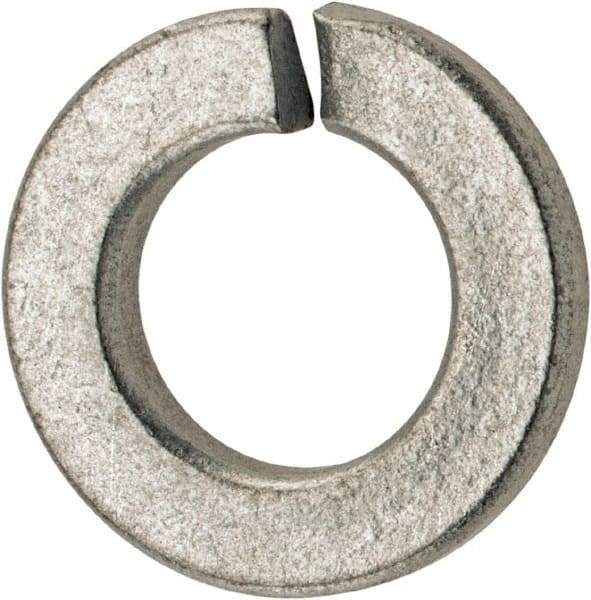 Value Collection - 3/8", 0.377" ID, 0.094" Thick Split Lock Washer - Steel, Zinc-Plated Finish, 0.377" Min ID, 0.385" Max ID, 0.68" Min OD, 0.683" Max OD - All Tool & Supply