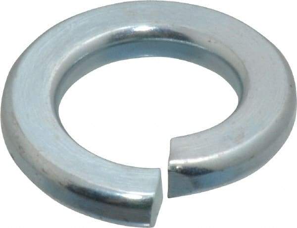 Value Collection - 5/8", 0.156" Thick Split Lock Washer - Alloy Steel, Zinc-Plated Finish, 0.628" Min ID, 0.641" Max ID, 1.073" Min OD, 1.079" Max OD - All Tool & Supply