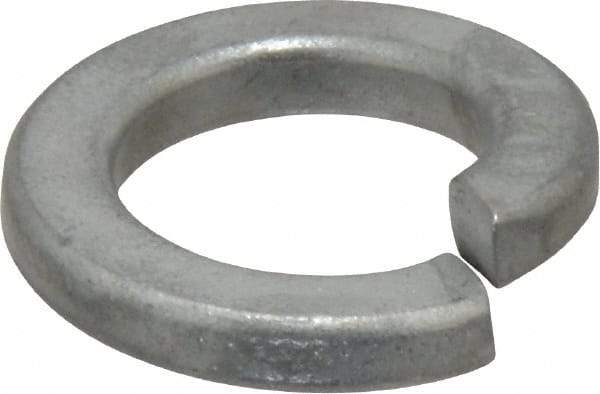 Value Collection - 3/4", 0.753" ID, 0.188" Thick Split Lock Washer - Steel, Zinc-Plated Finish, 0.753" Min ID, 0.766" Max ID, 1.265" Min OD, 1.271" Max OD - All Tool & Supply