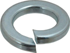 Value Collection - 7/8", 0.219" Thick Split Lock Washer - Alloy Steel, Zinc-Plated Finish, 0.878" Min ID, 0.894" Max ID, 1.459" Min OD, 1.464" Max OD - All Tool & Supply