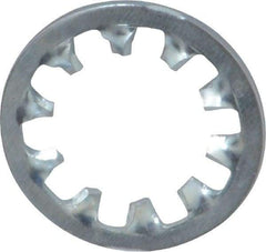 Value Collection - 1/2" Screw, 0.53" ID, Steel Internal Tooth Lock Washer - 0.9" OD, Zinc-Plated, Grade 2 - All Tool & Supply