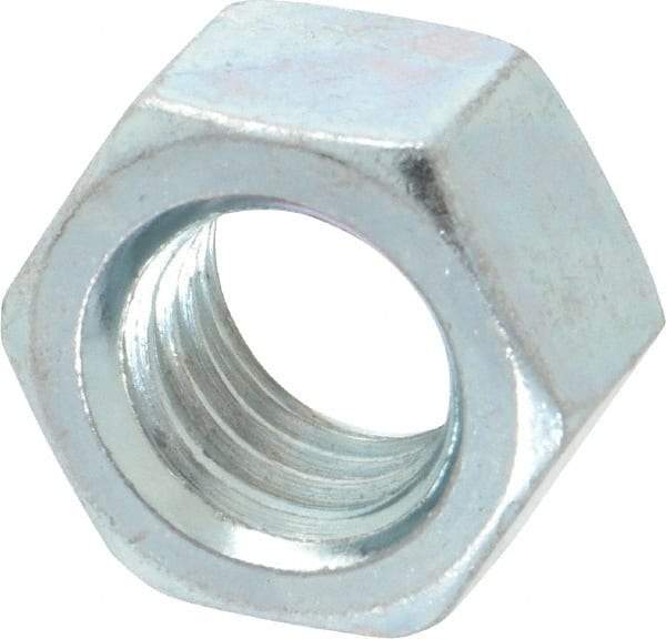 Value Collection - 5/8-11 UNC Steel Right Hand Hex Nut - 15/16" Across Flats, 0.5469" High, Zinc-Plated Finish - All Tool & Supply