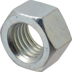 Value Collection - 3/4-10 UNC Steel Right Hand Hex Nut - 1-1/8" Across Flats, 0.6406" High, Zinc-Plated Finish - All Tool & Supply