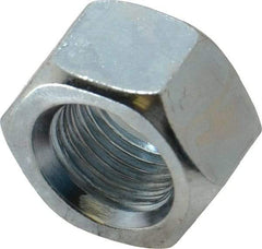 Value Collection - 1/2-20 UNF Steel Right Hand Hex Nut - 3/4" Across Flats, 7/16" High, Zinc-Plated Finish - All Tool & Supply