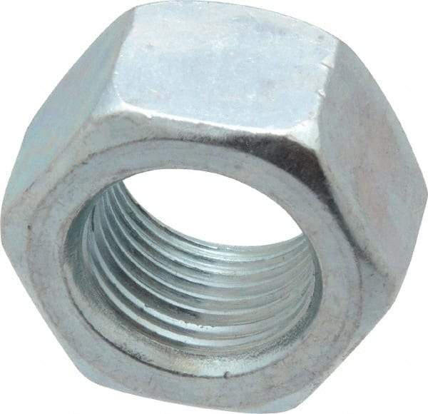 Value Collection - 5/8-18 UNF Steel Right Hand Hex Nut - 15/16" Across Flats, 0.5469" High, Zinc-Plated Finish - All Tool & Supply