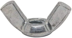 Value Collection - 1/4-20 UNC, Zinc Plated, Steel Standard Wing Nut - 1.1" Wing Span, 0.57" Wing Span - All Tool & Supply