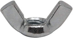 Value Collection - 5/16-18 UNC, Zinc Plated, Steel Standard Wing Nut - 1-1/4" Wing Span, 0.66" Wing Span - All Tool & Supply