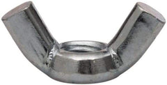 Value Collection - 3/8-16 UNC, Zinc Plated, Steel Standard Wing Nut - 1.44" Wing Span, 0.79" Wing Span - All Tool & Supply