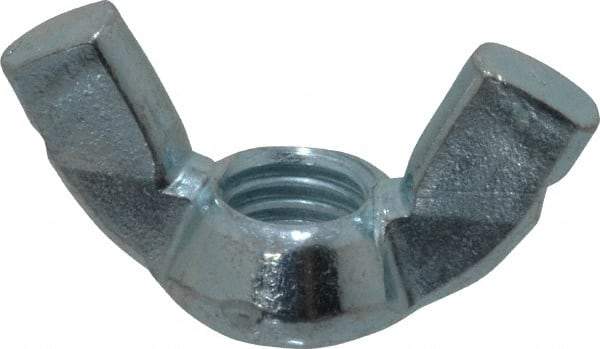 Value Collection - 1/2-13 UNC, Zinc Plated, Steel Standard Wing Nut - 1.94" Wing Span, 1" Wing Span - All Tool & Supply