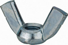 Value Collection - 5/8-11 UNC, Zinc Plated, Steel Standard Wing Nut - 2.76" Wing Span, 1.44" Wing Span - All Tool & Supply