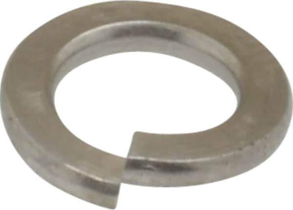 Value Collection - #8, 0.04" Thick Split Lock Washer - 18-8 Stainless Steel, 0.167" Min ID, 0.174" Max ID, 0.293" Min OD, 0.307" Max OD - All Tool & Supply