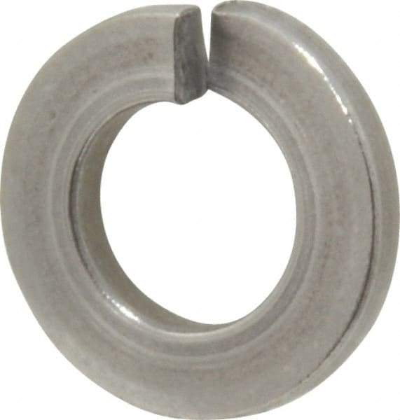 Value Collection - 1/4", 0.062" Thick Split Lock Washer - 18-8 Stainless Steel, 0.252" Min ID, 0.26" Max ID, 0.25" Min OD, 0.487" Max OD - All Tool & Supply