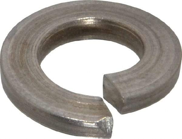 Value Collection - 5/16", 0.078" Thick Split Lock Washer - 18-8 Stainless Steel, 0.314" Min ID, 0.322" Max ID, 0.125" Min OD, 0.583" Max OD - All Tool & Supply