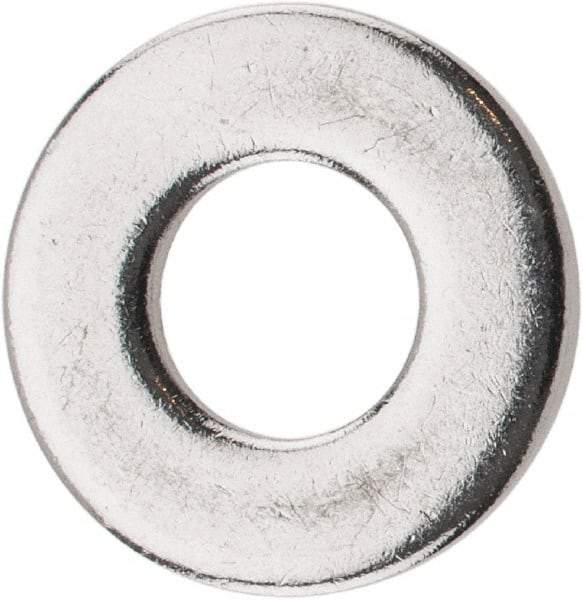 Value Collection - 1/4" Screw, Grade 18-8 Stainless Steel Standard Flat Washer - 9/32" ID x 5/8" OD, 0.045" Thick - All Tool & Supply