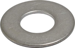 Value Collection - 1/2" Screw, Grade 18-8 Stainless Steel Standard Flat Washer - 17/32" ID x 1-1/16" OD, 0.095" Thick - All Tool & Supply