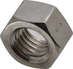 Value Collection - 5/8-11 UNC Stainless Steel Right Hand Hex Nut - 15/16" Across Flats, 35/64" High, Uncoated - All Tool & Supply