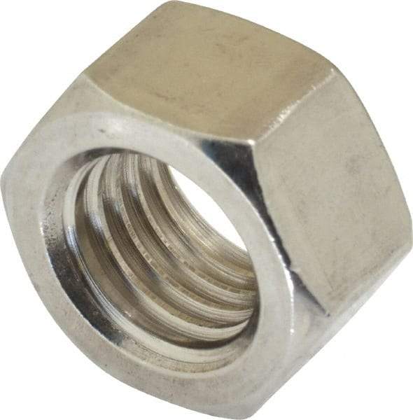 Value Collection - 3/4-10 UNC Stainless Steel Right Hand Hex Nut - 1-1/8" Across Flats, 41/64" High, Uncoated - All Tool & Supply