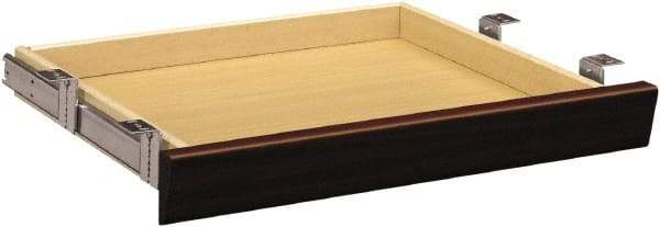 Hon - Laminate Center Drawer Desk - 22" Wide x 15-3/8" Deep x 2-1/2" High, Mahogany - All Tool & Supply