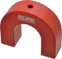 Eclipse - 1/4" Hole Diam, 3" Overall Width, 15/16" Deep, 2-1/2" High, Alnico Power Magnets - 1,022°Fahrenheit Max Operating Temp - All Tool & Supply