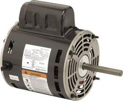 US Motors - 1/2 hp, ODP Enclosure, Auto Thermal Protection, 1,100 RPM, 115/230 Volt, 60 Hz, Industrial Electric AC/DC Motor - Size 48 Frame, Stud Mount, 1 Speed, Ball Bearings, 6.2/3.1 Full Load Amps, B Class Insulation, CW Lead End - All Tool & Supply