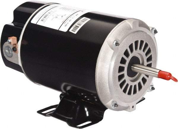 US Motors - 1 hp, ODP Enclosure, Auto Thermal Protection, 3,450 RPM, 115 Volt, 60 Hz, Industrial Electric AC/DC Motor - Size 48 Frame, Thru Bolt Mount, 1 Speed, Ball/SAB Bearings, 10.0 Full Load Amps, B Class Insulation, CCW Drive End - All Tool & Supply