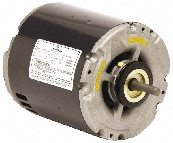 US Motors - 1/3 hp, ODP Enclosure, Auto Thermal Protection, 1,725 RPM, 115 Volt, 60 Hz, Industrial Electric AC/DC Motor - Size 56 Frame, Ring Mount, 2 Speed, SAB/Sleeve Bearings, 5.5/3.9 Full Load Amps, B Class Insulation, CCW Lead End - All Tool & Supply