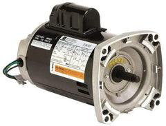 US Motors - 1/3 hp, ODP Enclosure, Auto Thermal Protection, 3,450 RPM, 115/230 Volt, 60 Hz, Industrial Electric AC/DC Motor - Size 56 Frame, Square Flange Mount, 1 Speed, Ball Bearings, 8.4/4.2 Full Load Amps, B Class Insulation, CCW Drive End - All Tool & Supply