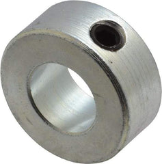 Climax Metal Products - 1/2" Bore, Steel, Set Screw Shaft Collar - 1" Outside Diam, 7/16" Wide - All Tool & Supply