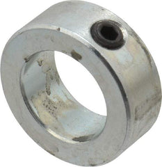 Climax Metal Products - 15/16" Bore, Steel, Set Screw Shaft Collar - 1-1/2" Outside Diam, 9/16" Wide - All Tool & Supply