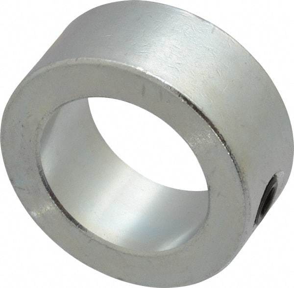 Climax Metal Products - 1" Bore, Steel, Set Screw Shaft Collar - 1-1/2" Outside Diam, 5/8" Wide - All Tool & Supply