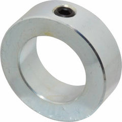 Climax Metal Products - 1-5/16" Bore, Steel, Set Screw Shaft Collar - 2-1/8" Outside Diam, 11/16" Wide - All Tool & Supply